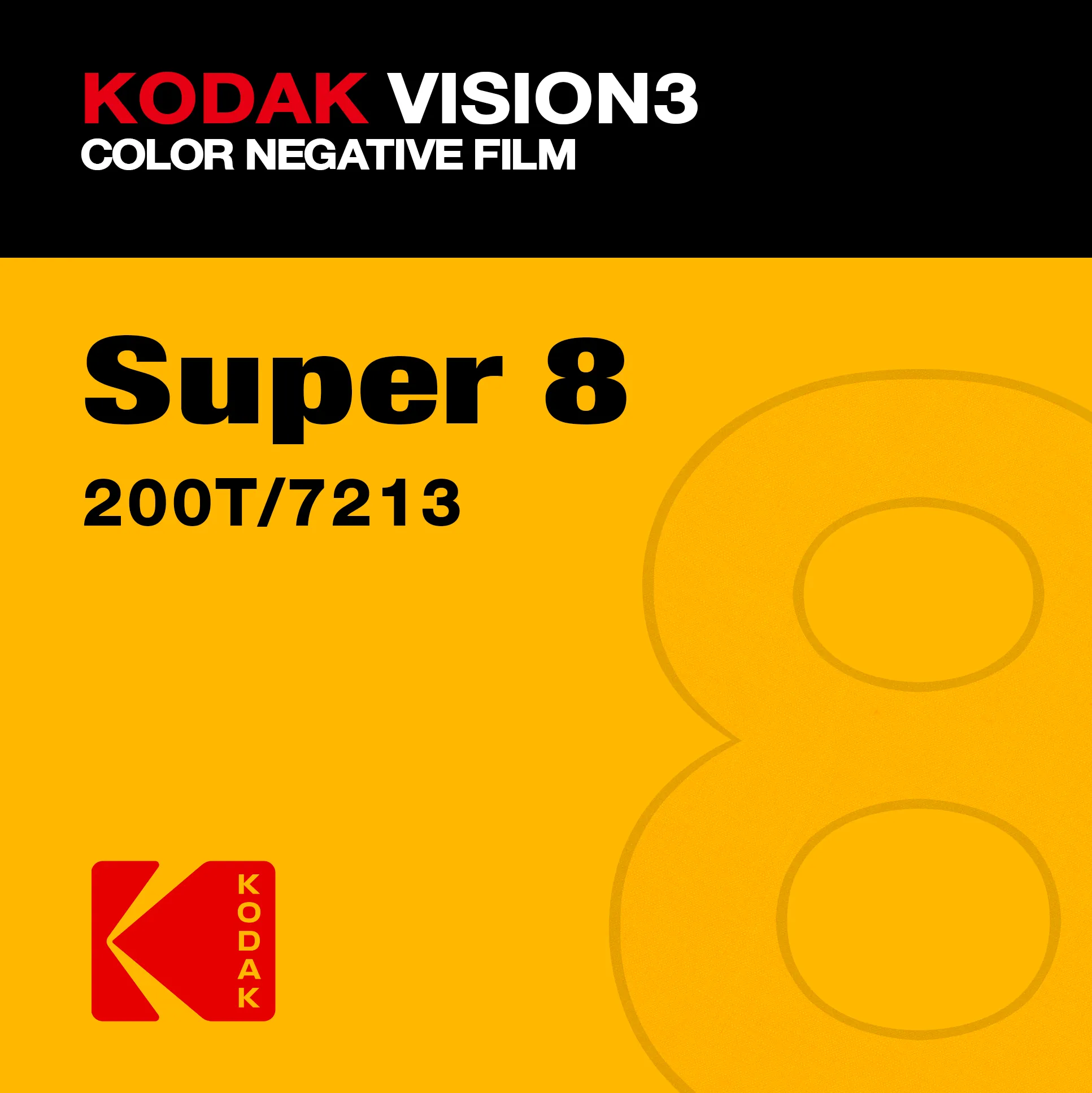 50' Kodak 200T - Super 8 Film