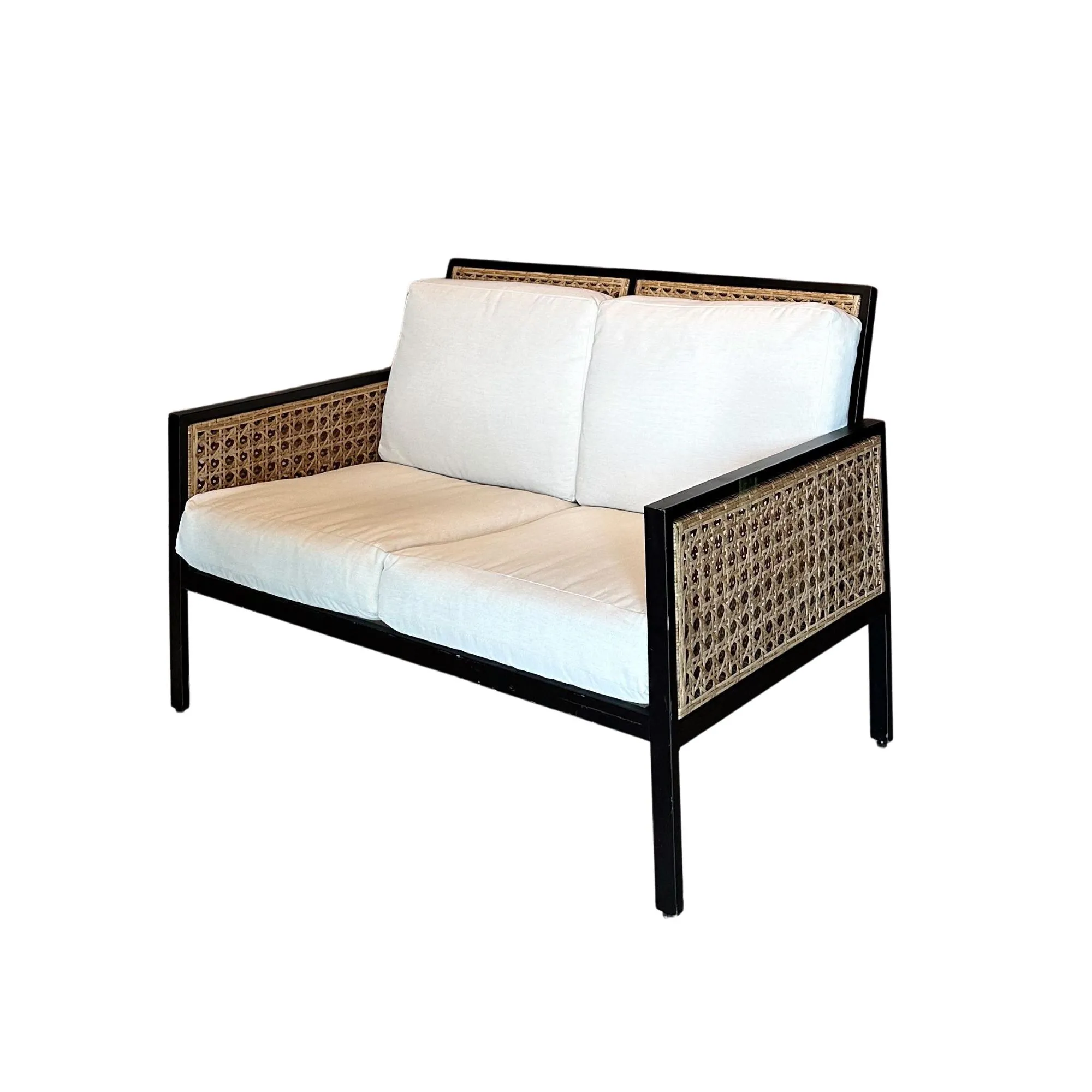 MODERN RATTAN COUCH