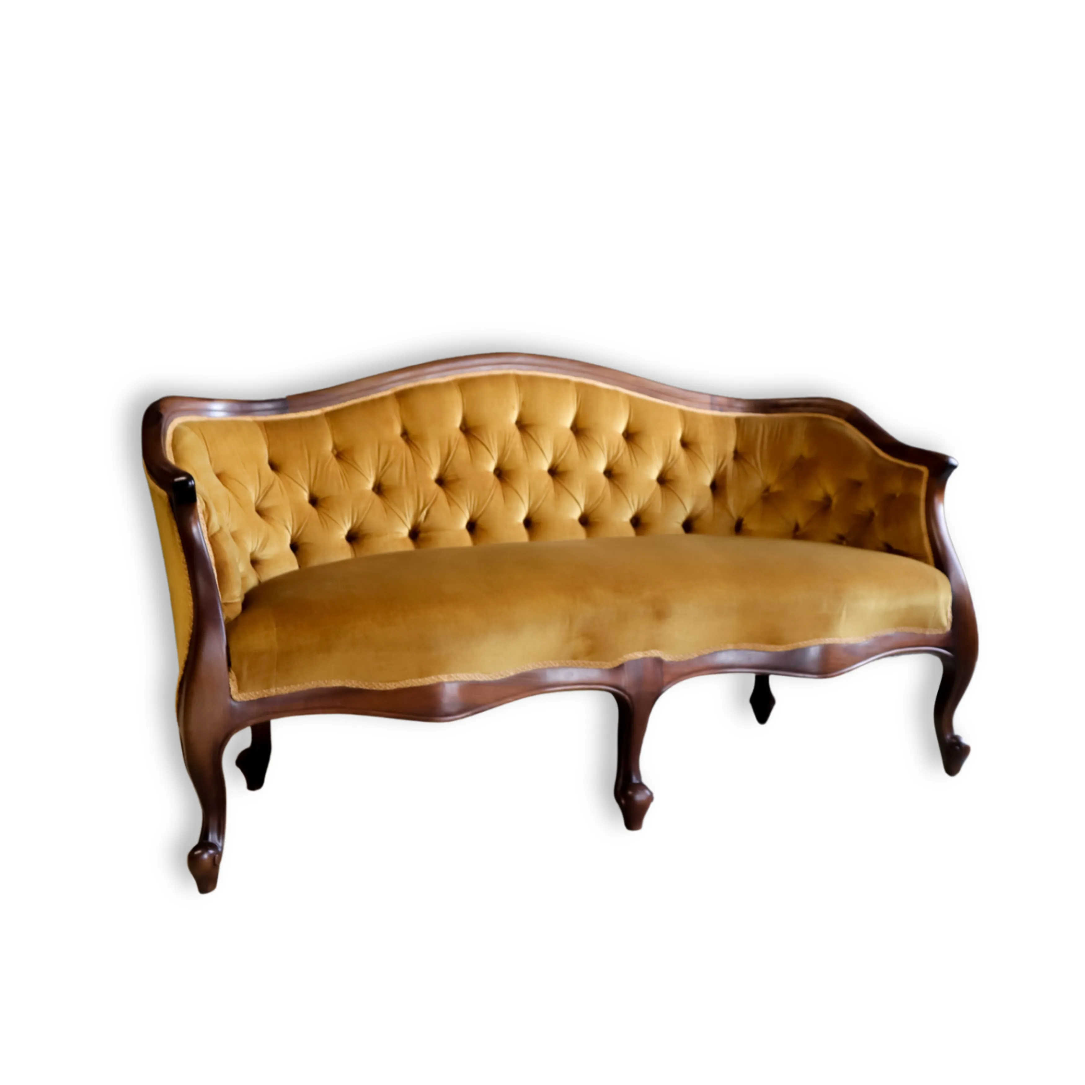 FRENCH MUSTARD COUCH 