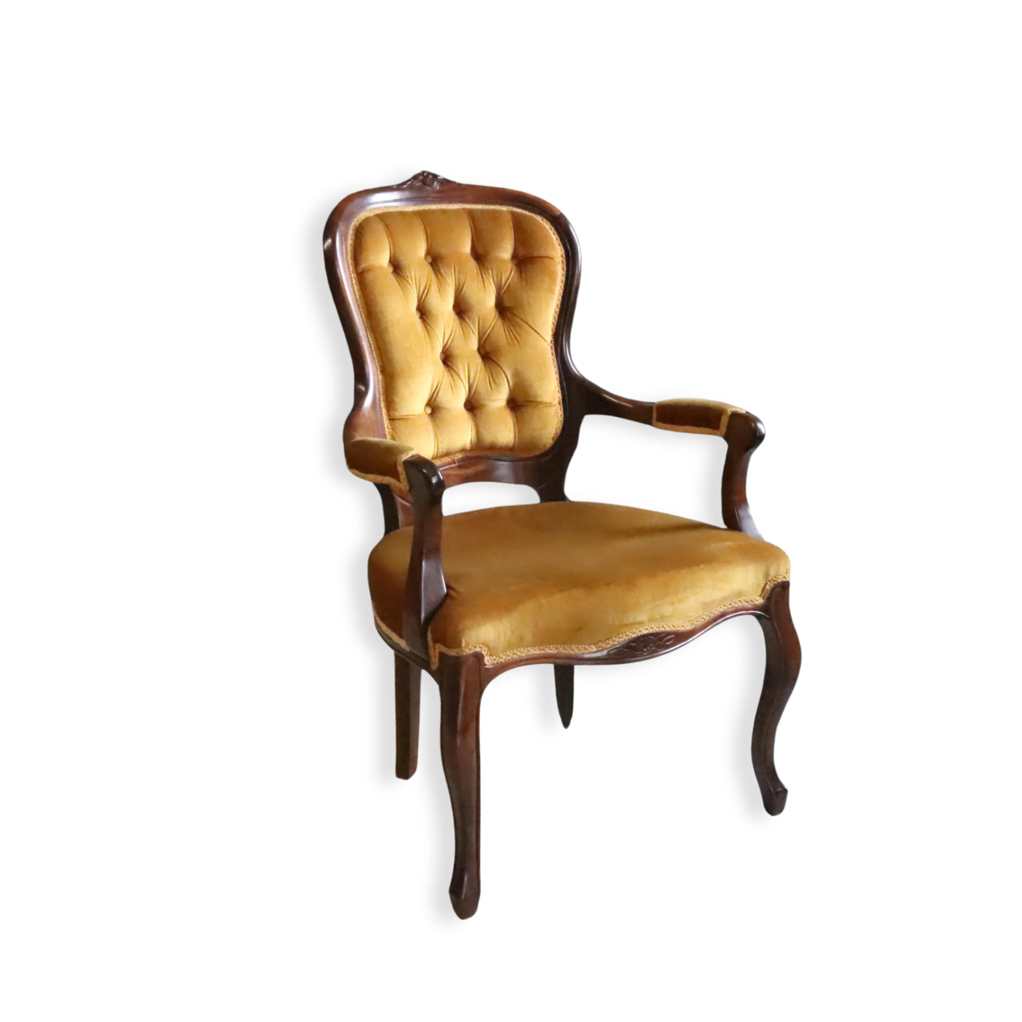 FRENCH MUSTARD CHAIRS 