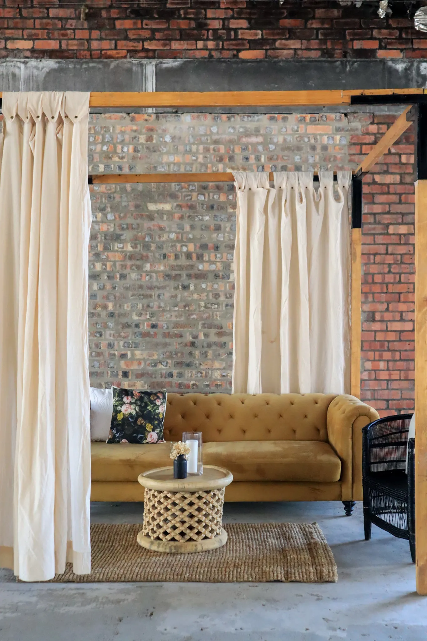 LINEN CABANA CURTAIN