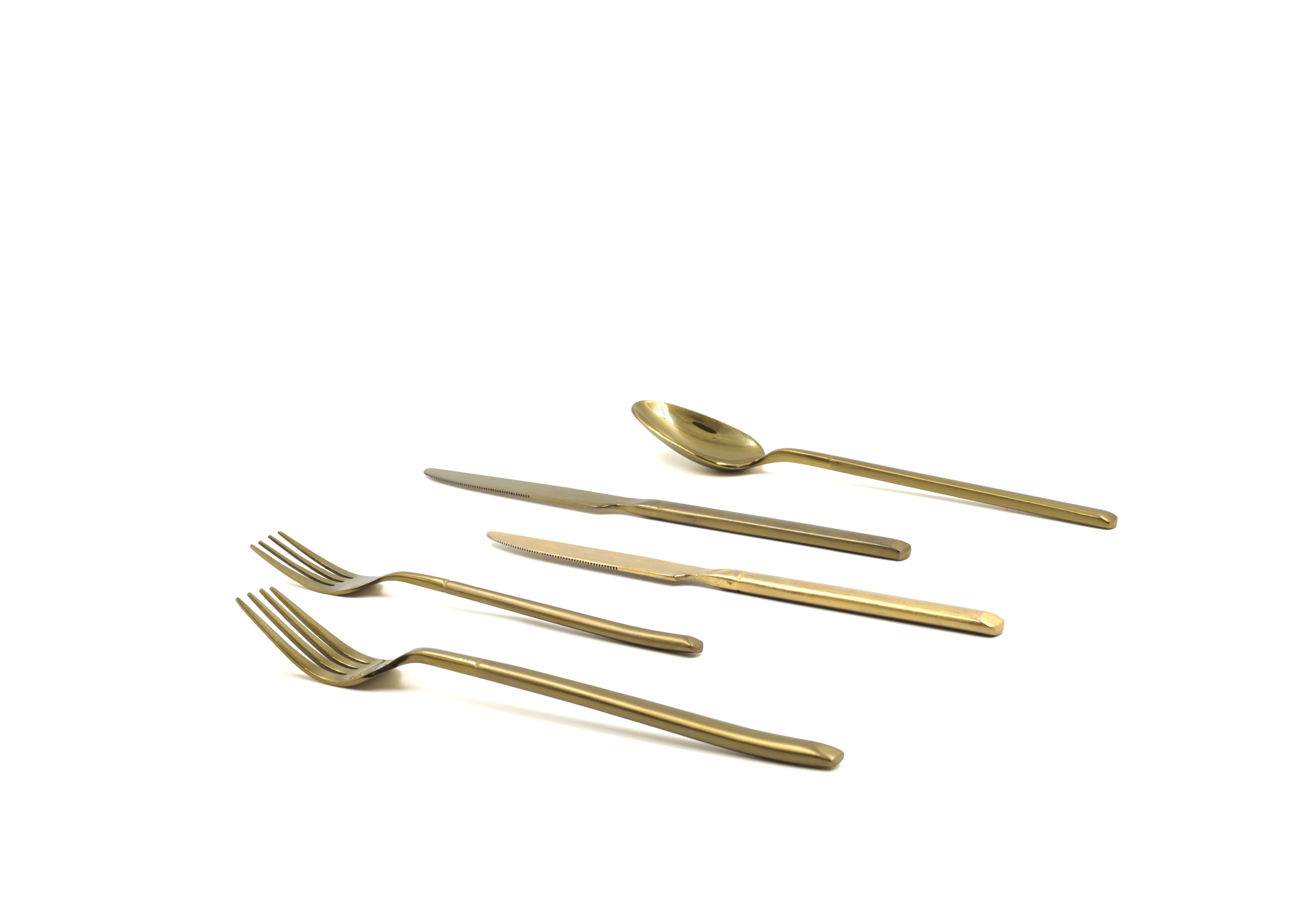 MODERN GOLD CUTLERY