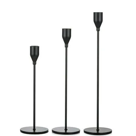 BLACK CANDLE HOLDER