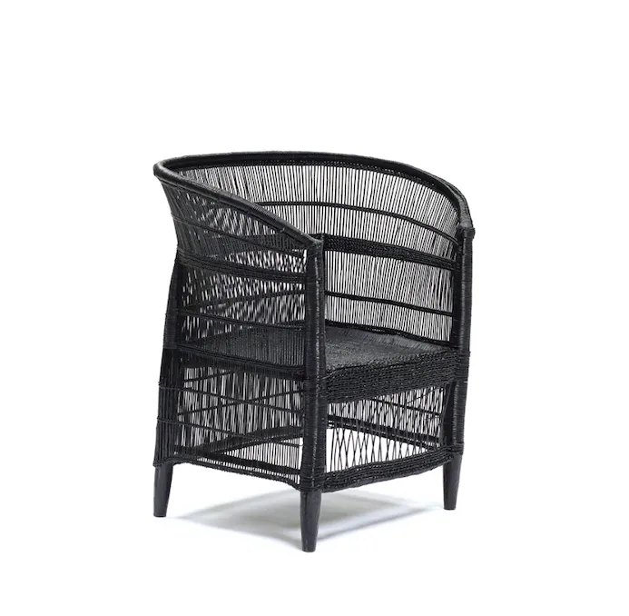 BLACK MALAWIAN CHAIR 