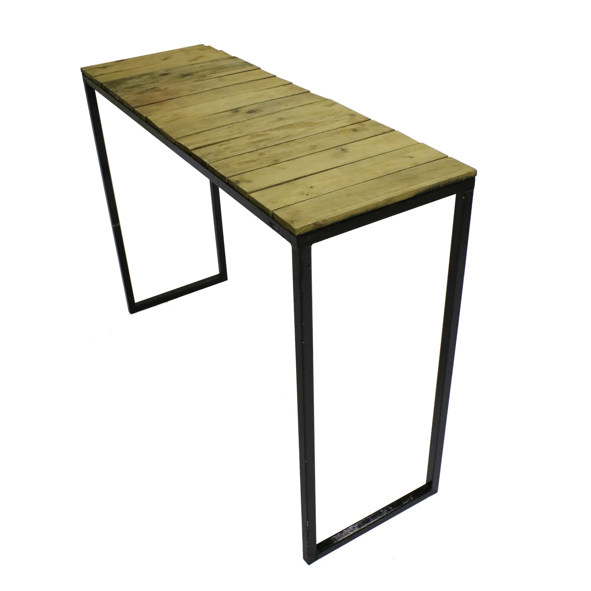 BLACK INDUSTRIAL COCKTAIL TABLE