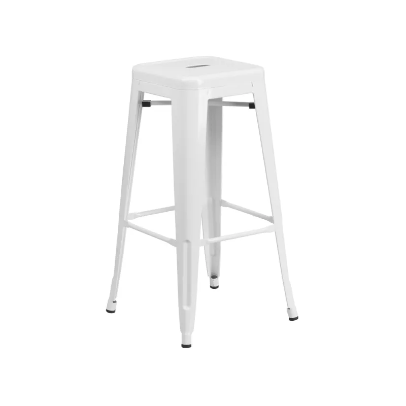 WHITE TOLIX COCKTAIL CHAIR 