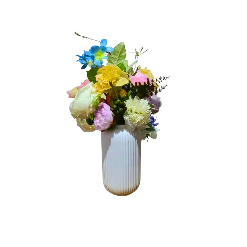 Spring Florals in Vases - Table Centerpiece - 4 Higher