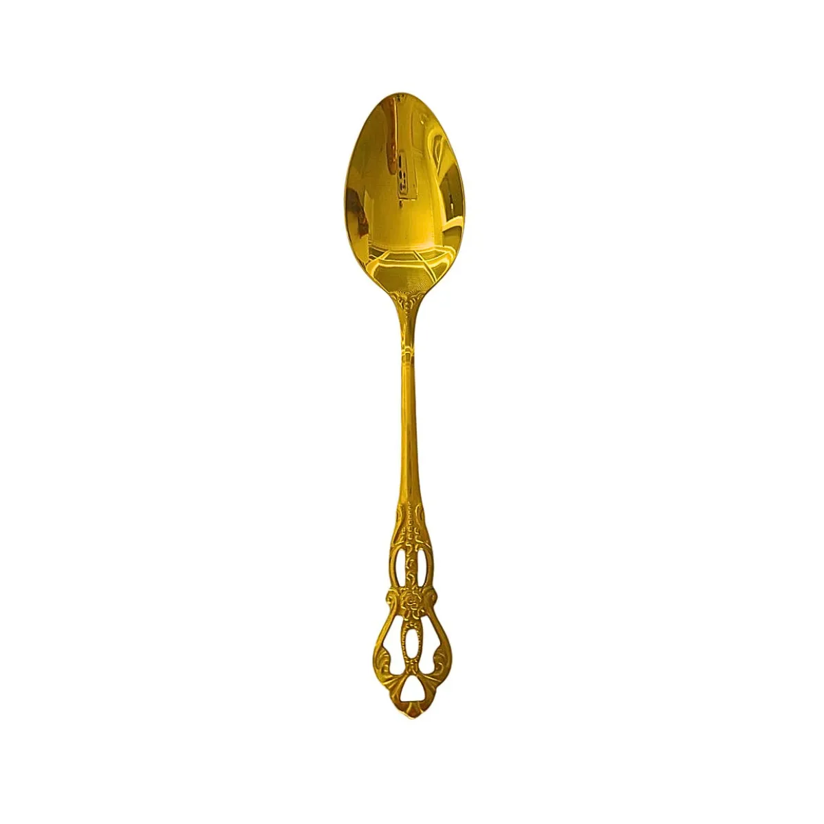 Vintage style gold cutlery - Main Spoon