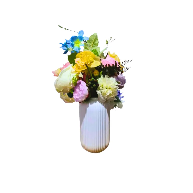 Spring Florals in Vases - Table Centerpiece - 4 Higher