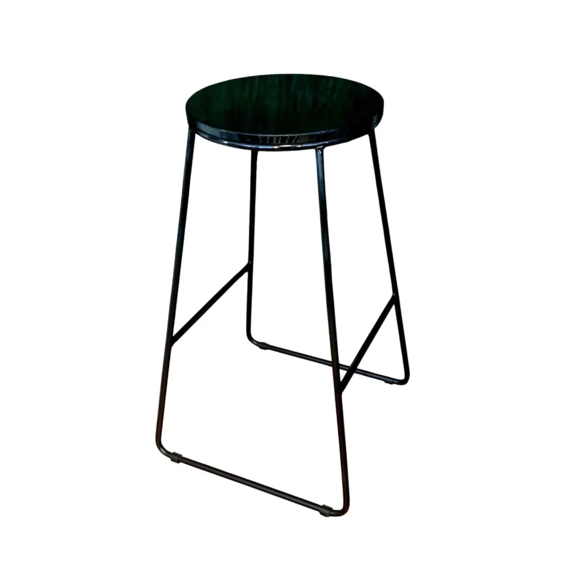 Black bar stools - 4 Higher