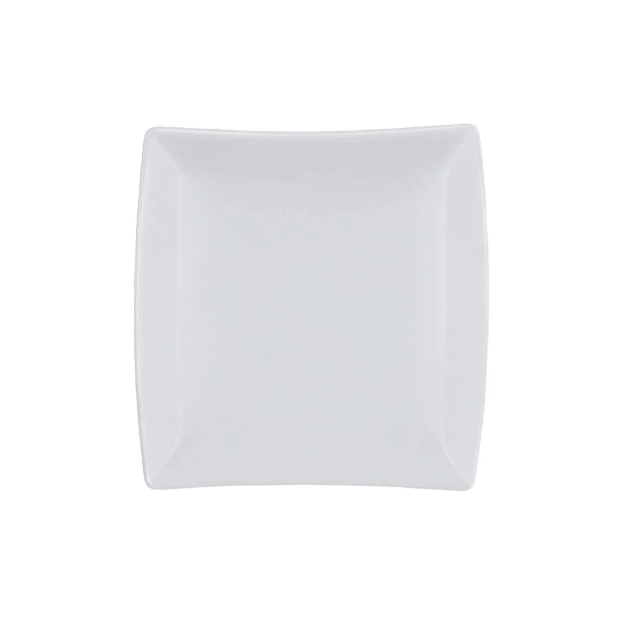 Cocktail Plate - Small square white porcelain dish