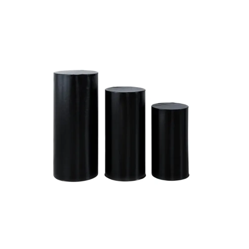 Black Display Plinths