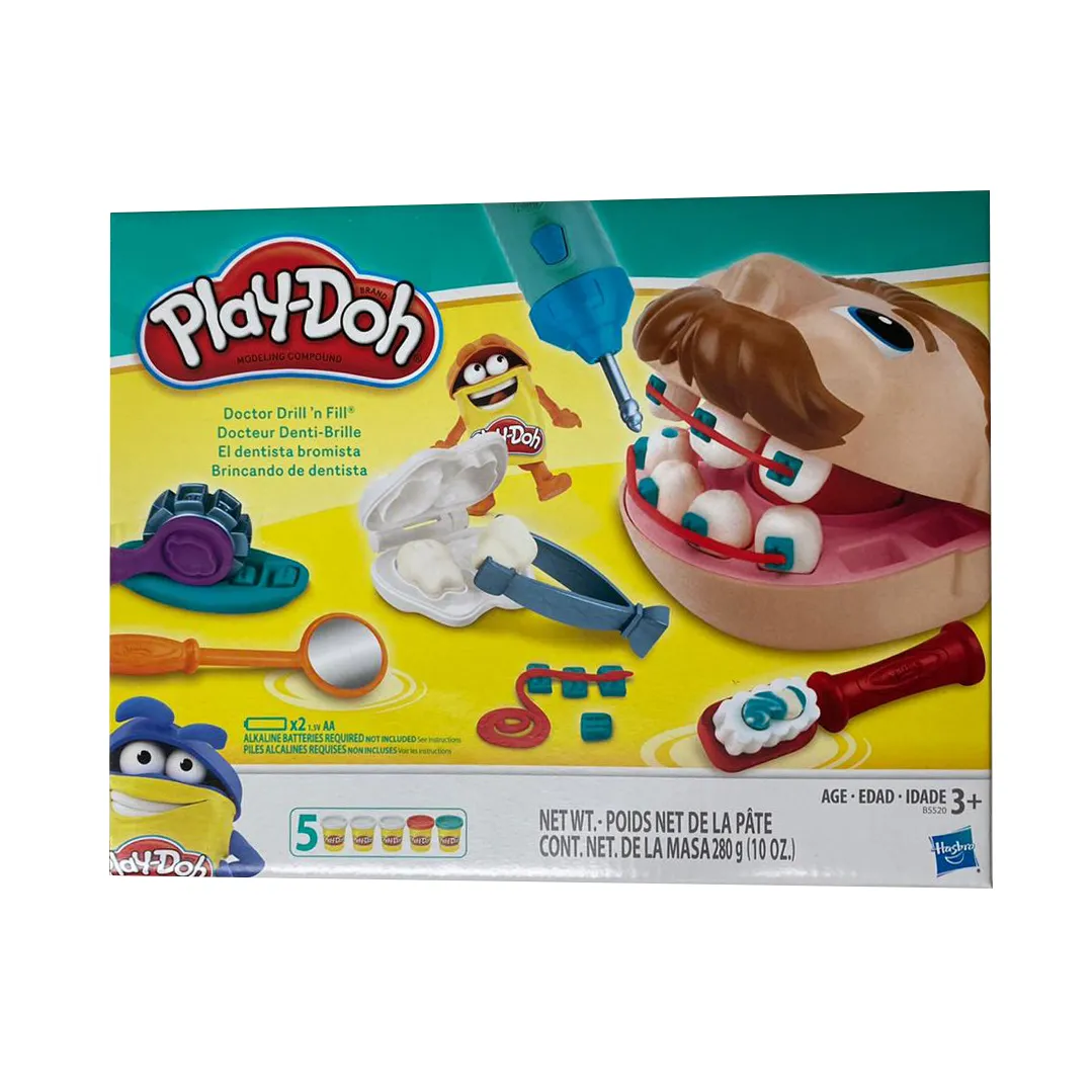 Drill n fill play doh