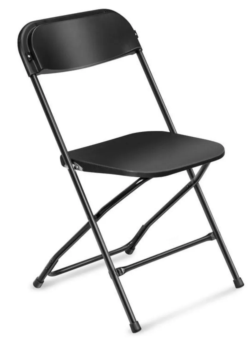 "Black Mamba" Black Foldable Event Chair