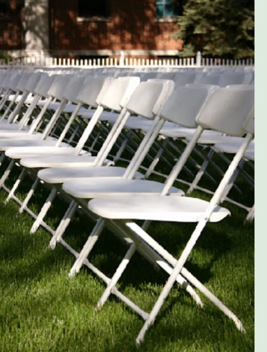 "Ultimate Silver"  50 Chair Package (one package per event)