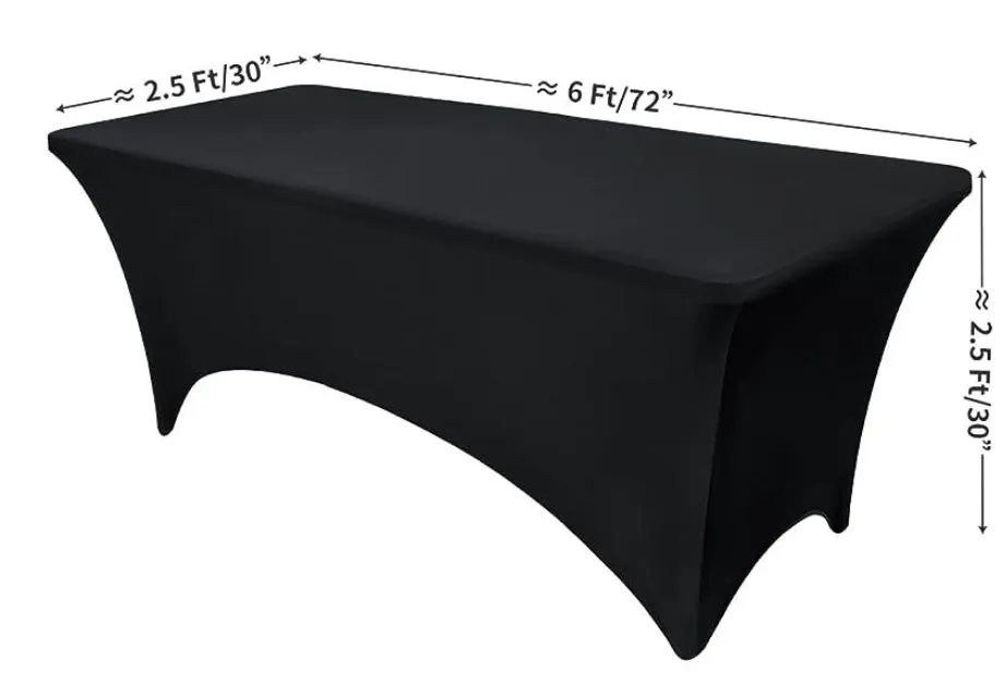 6ft Fitted Tablecloth "The Weekender" Rectangular Table.