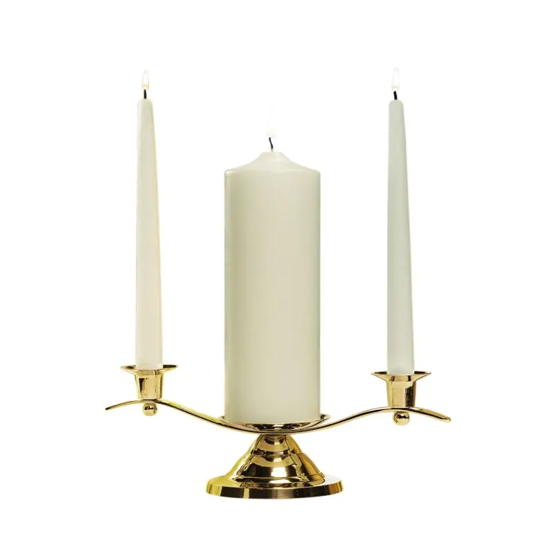 Gold Unity Candle Holder