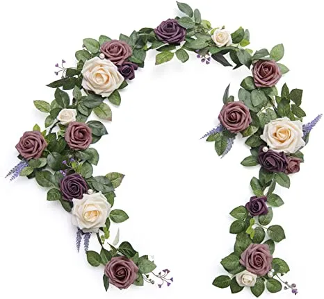 Rose Flower Garland 5FT - Dusty Rose