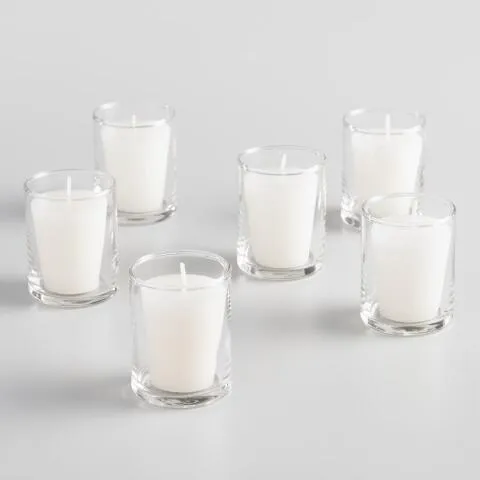 Clear votive candle holder 