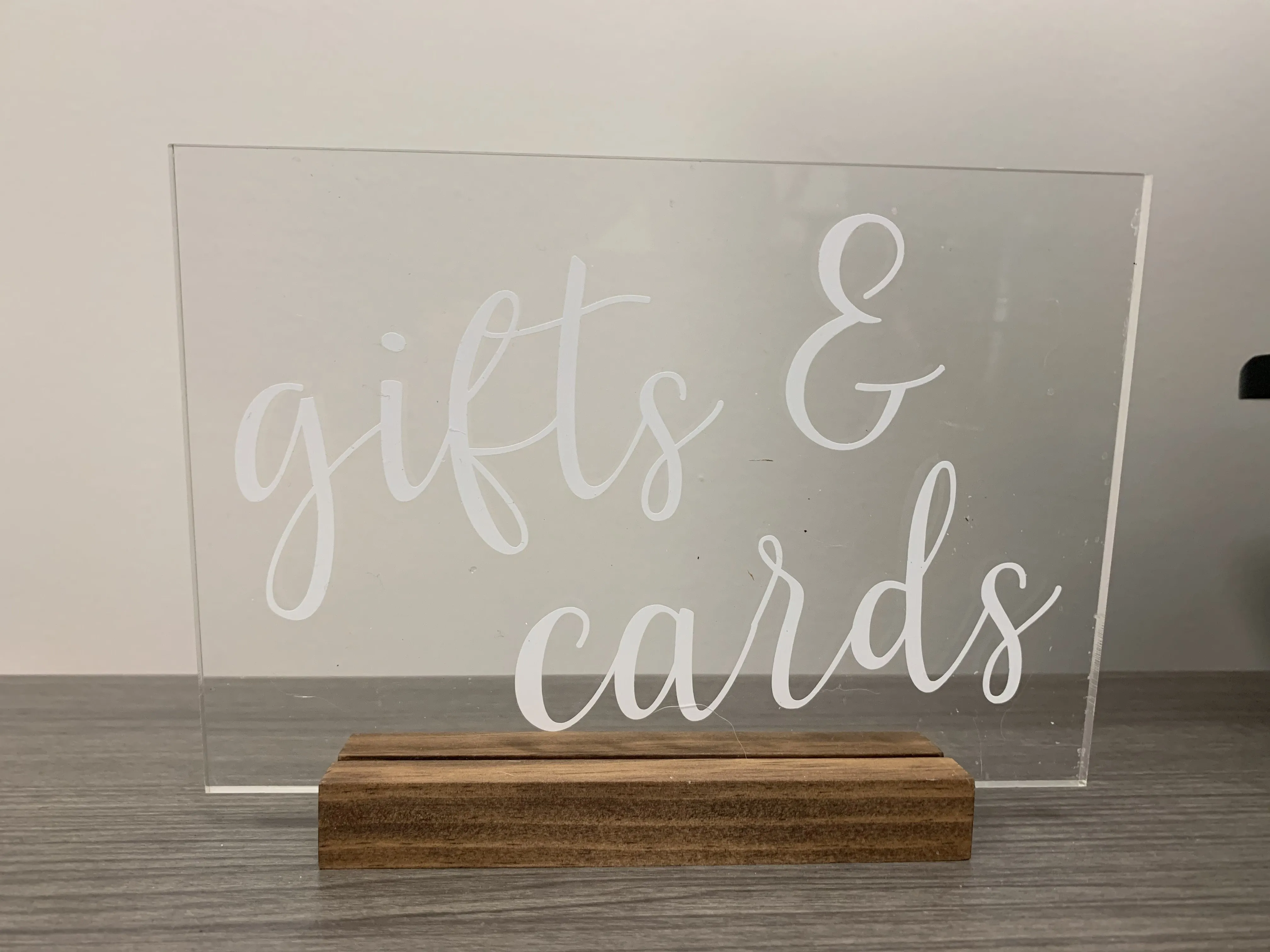 Gifts & Cards Sign Rental