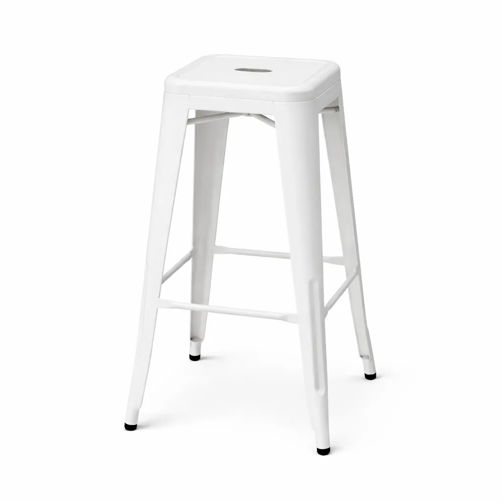 Cocktail Stool - White