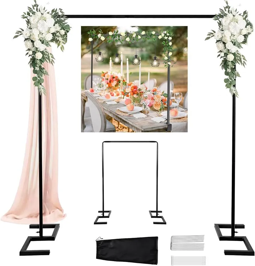 8.2FT Square Metal Arch