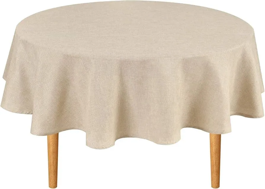 Round Tablecloth 80 Inch Linen