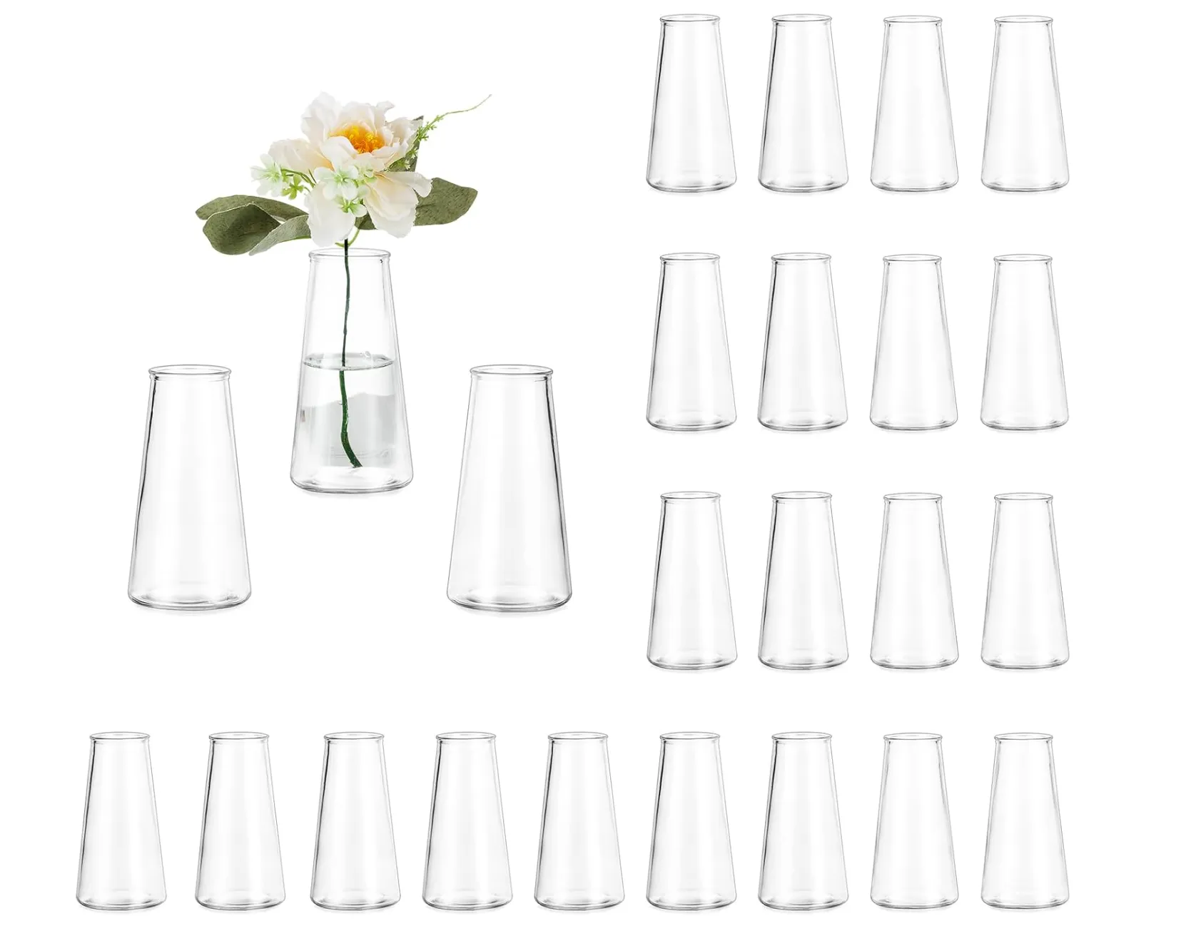 Clear Flower Vases for Centerpieces