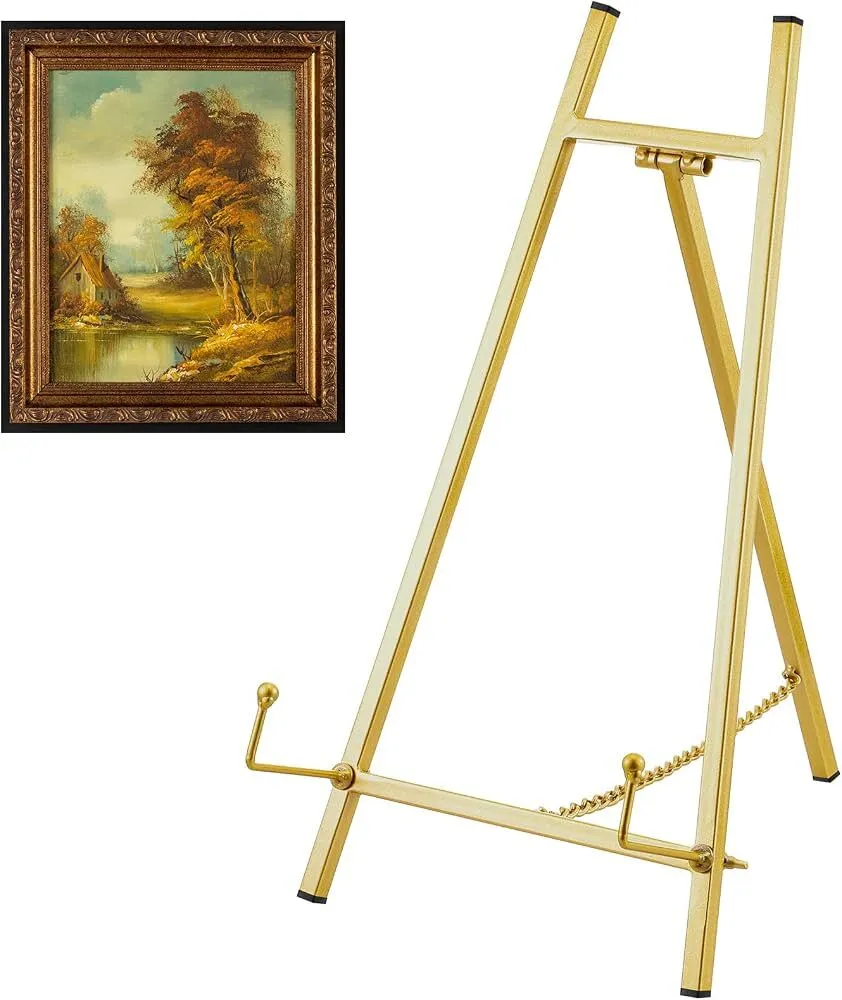 Metal Easel Stand 16.5" H x 8.7" W x 4.3" D