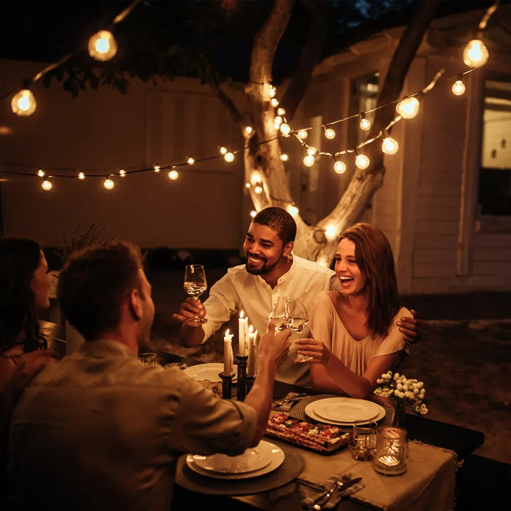 feestverlichting, led, kleur: warm wit