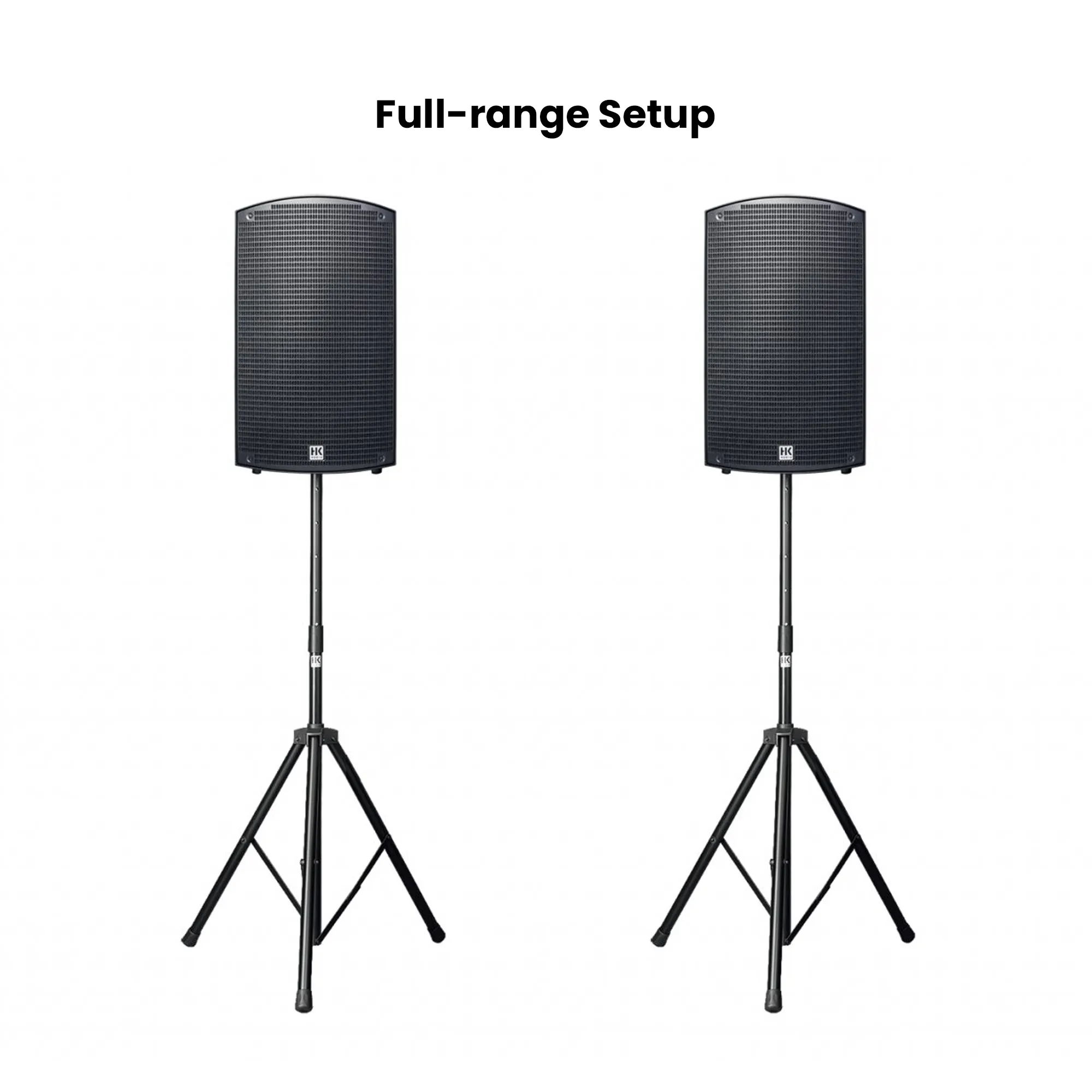 PA speaker set 2.0 op statief
