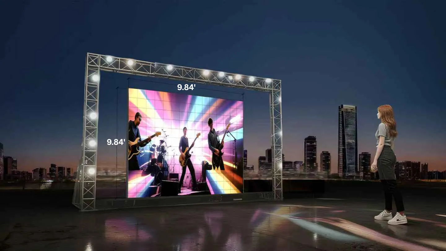 “Glow Grid” – Medium Format Wall