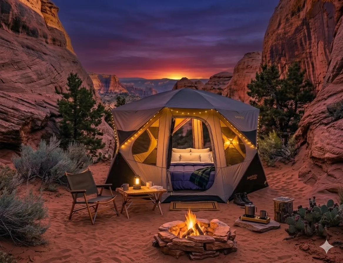 Campsite -  Basic 1 or 2 Person Gear Rental