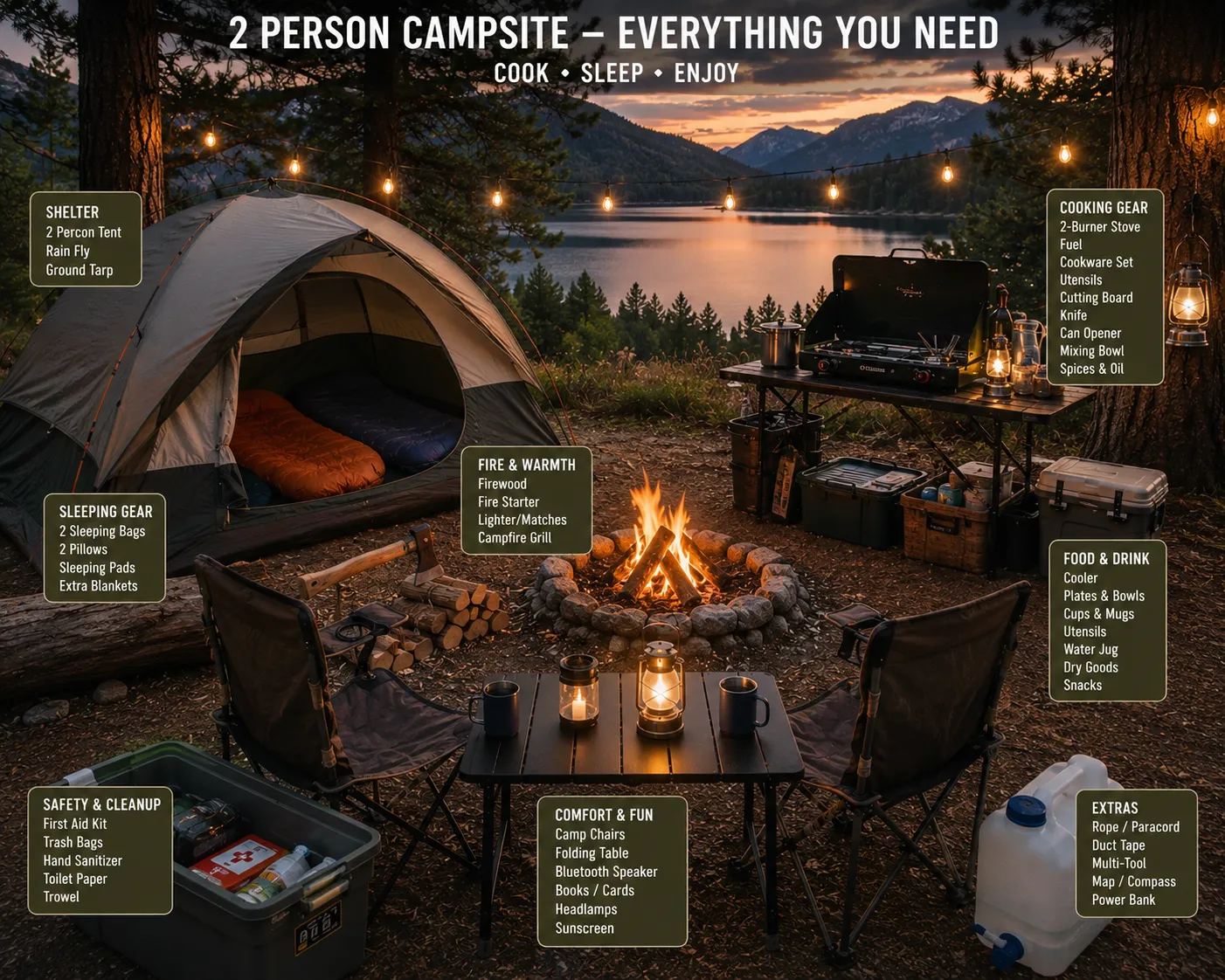 Campsite -  Complete 2 Person