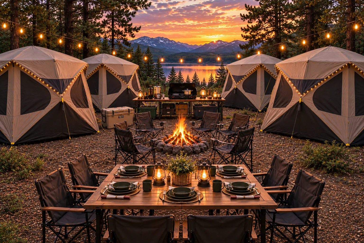 Campsite -  Complete 6-8 Person Gear Rental
