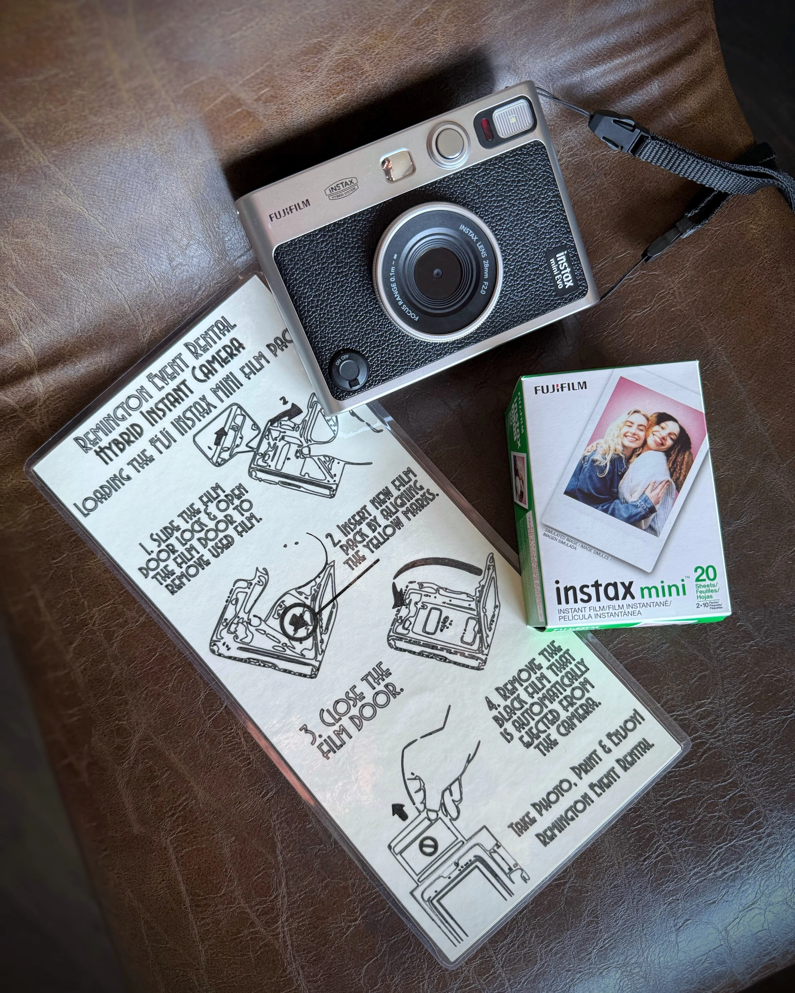Hybrid Digital + Instant Film Camera - Polaroid Camera 
