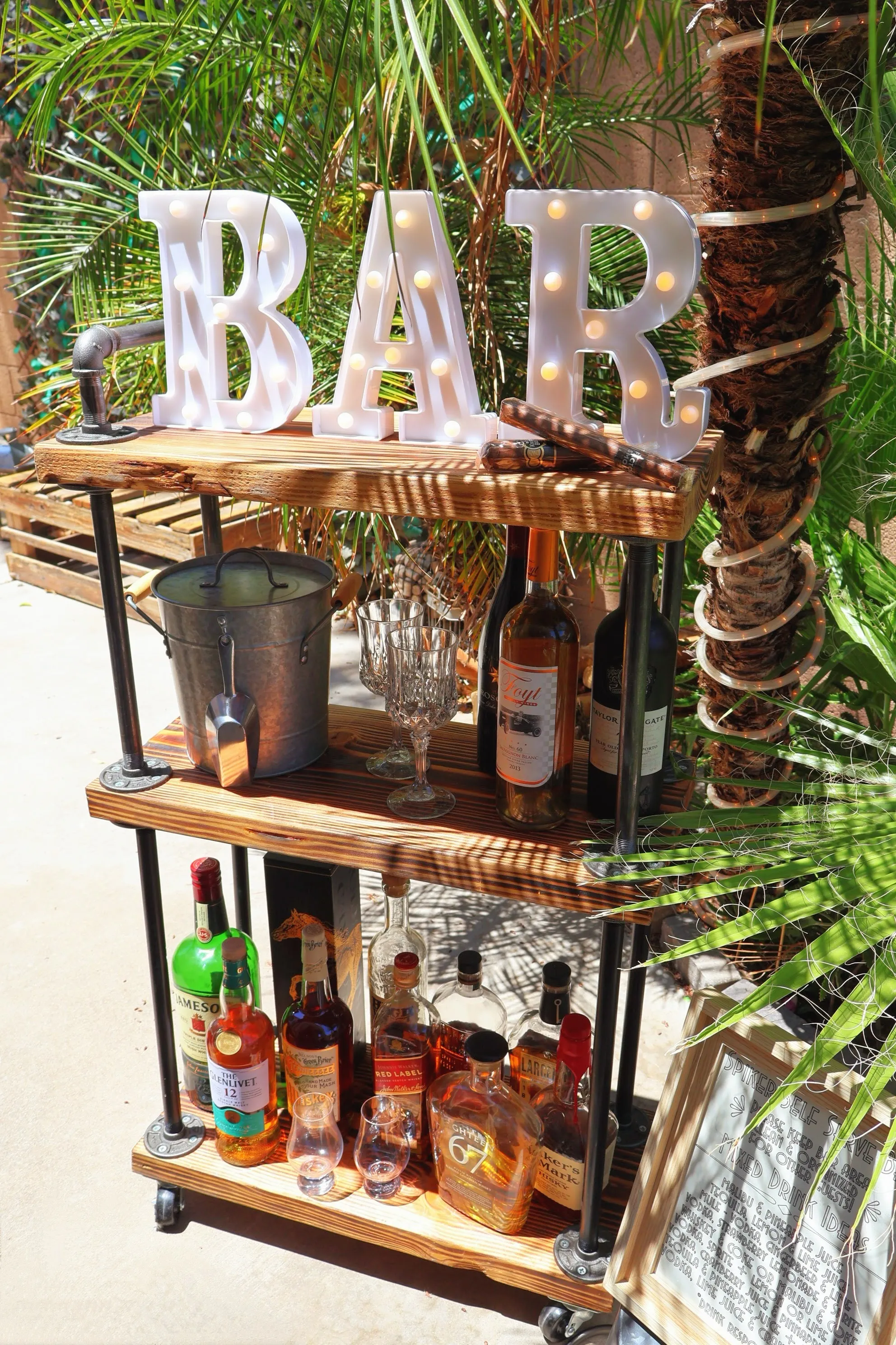 Mobile Bar Cart