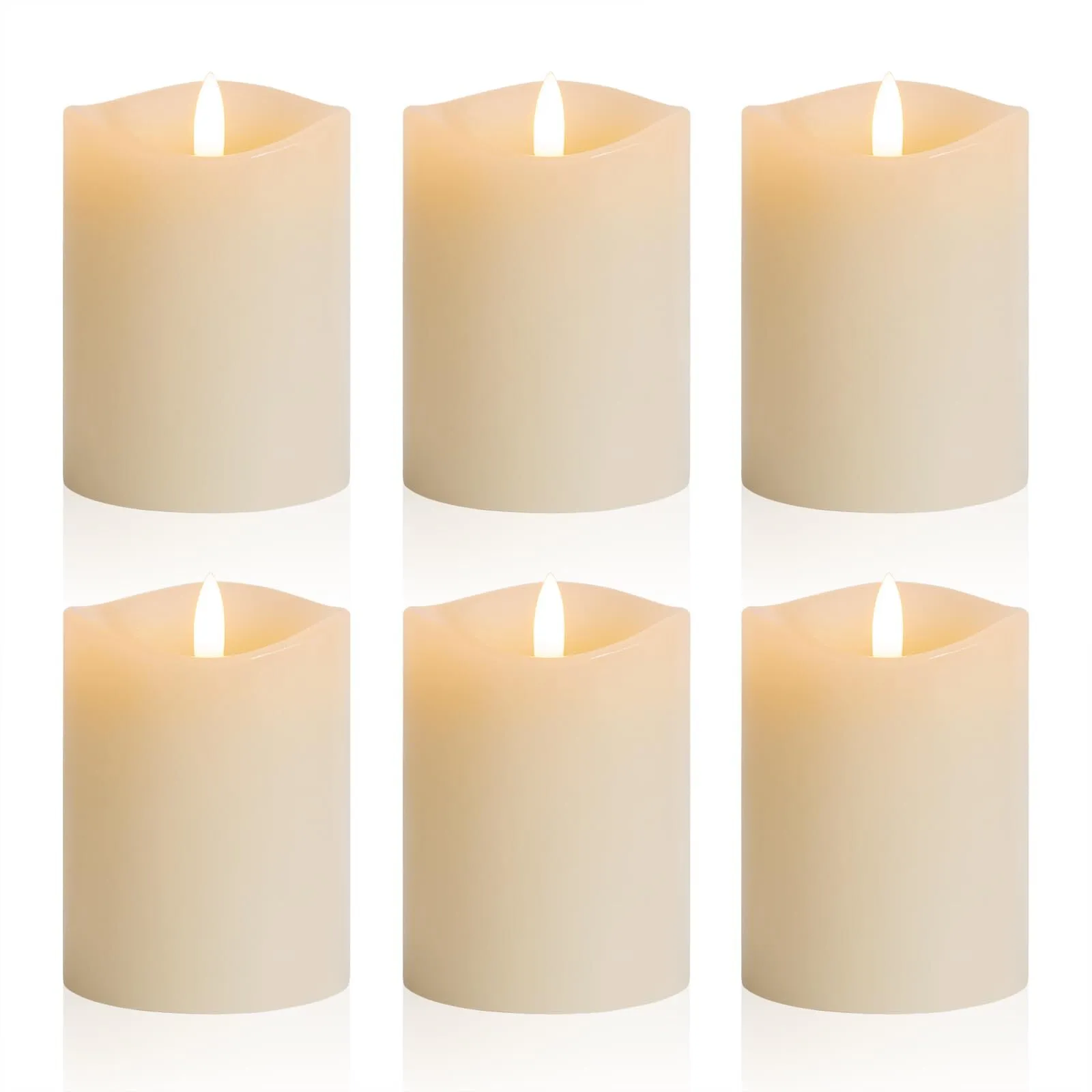 Flameless Battery Powered Candles (4 Sizes)