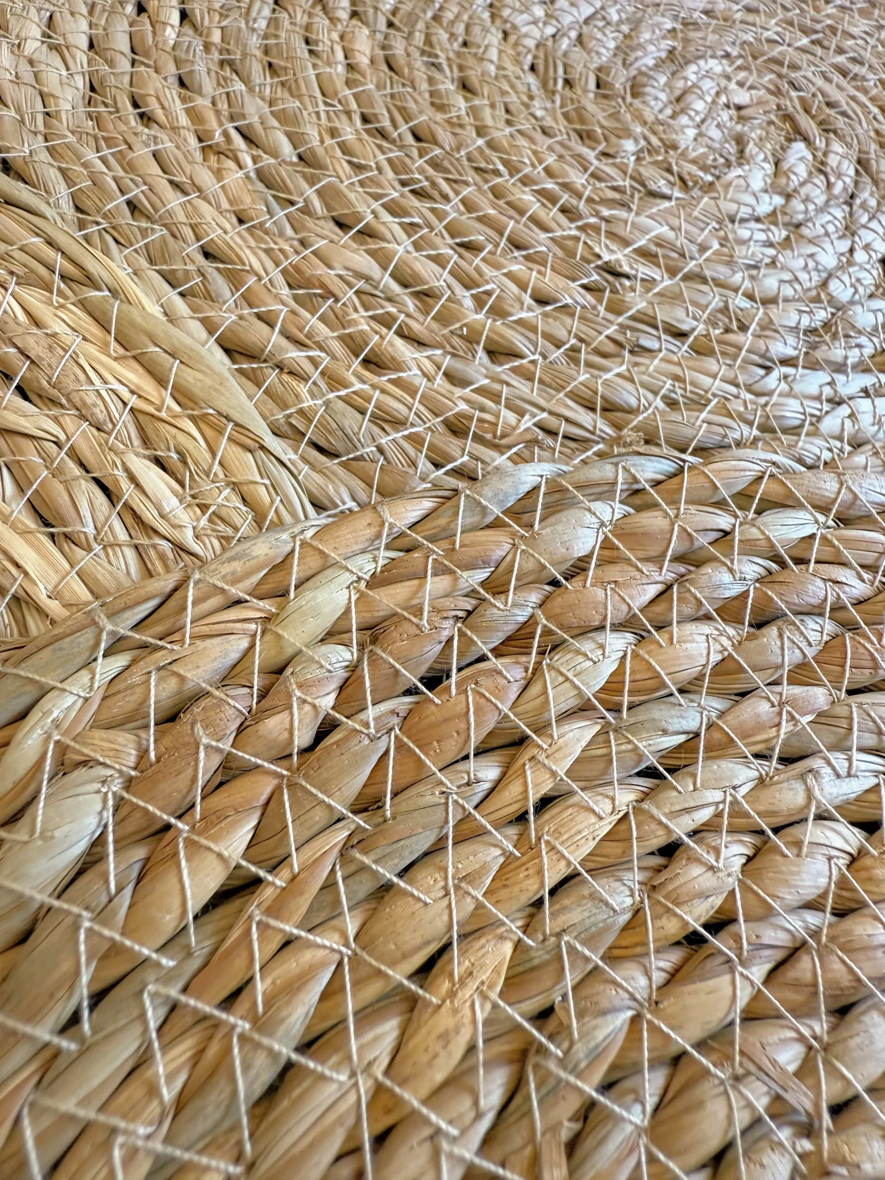 12" Boho Rattan Hand Woven Placemats