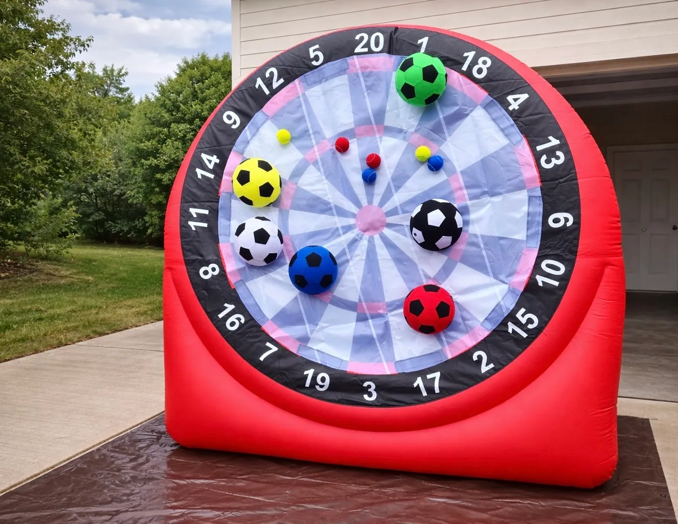 Giant Kick & Darts Game