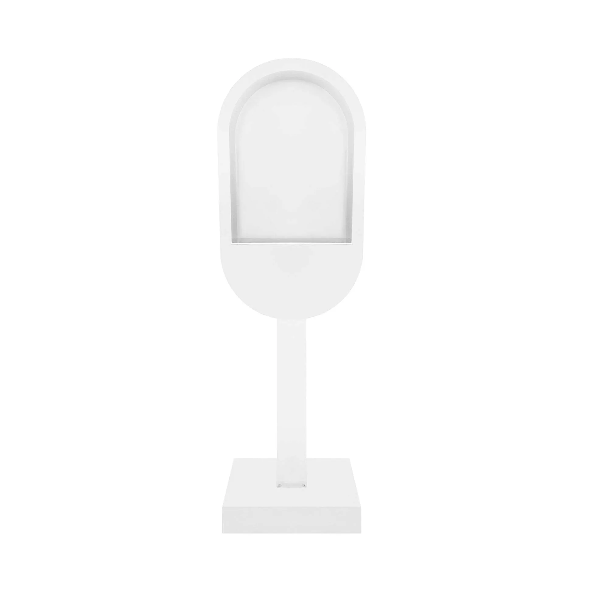 White LED Telephone Guest Book Booth
