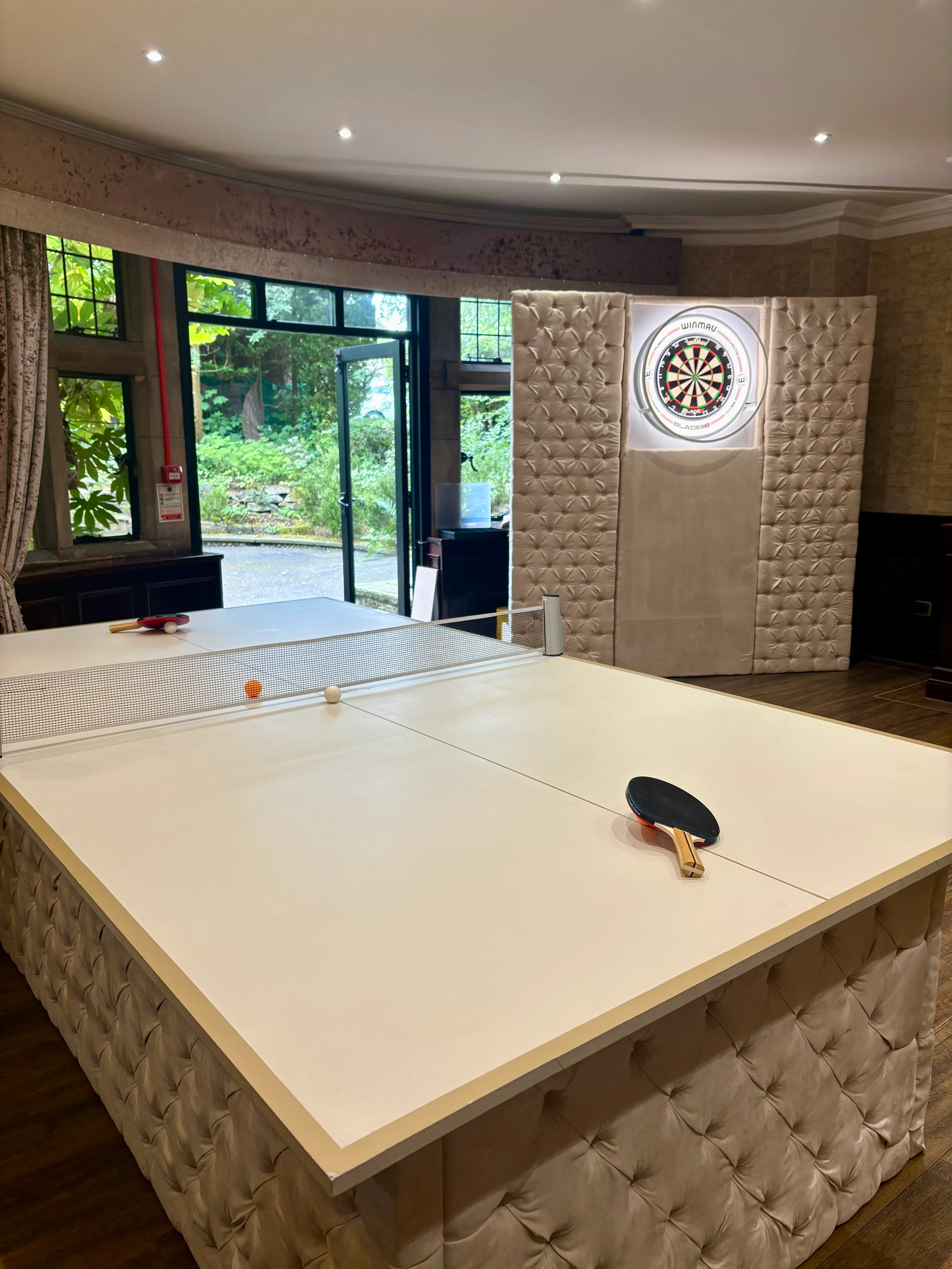 Darts Wall and Table Tennis