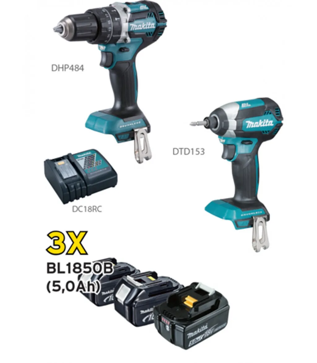 MAKITA BATTERY DRILL (COMBO SET)
