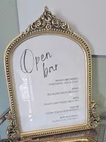 Elaborate Frame with Black & White Print 