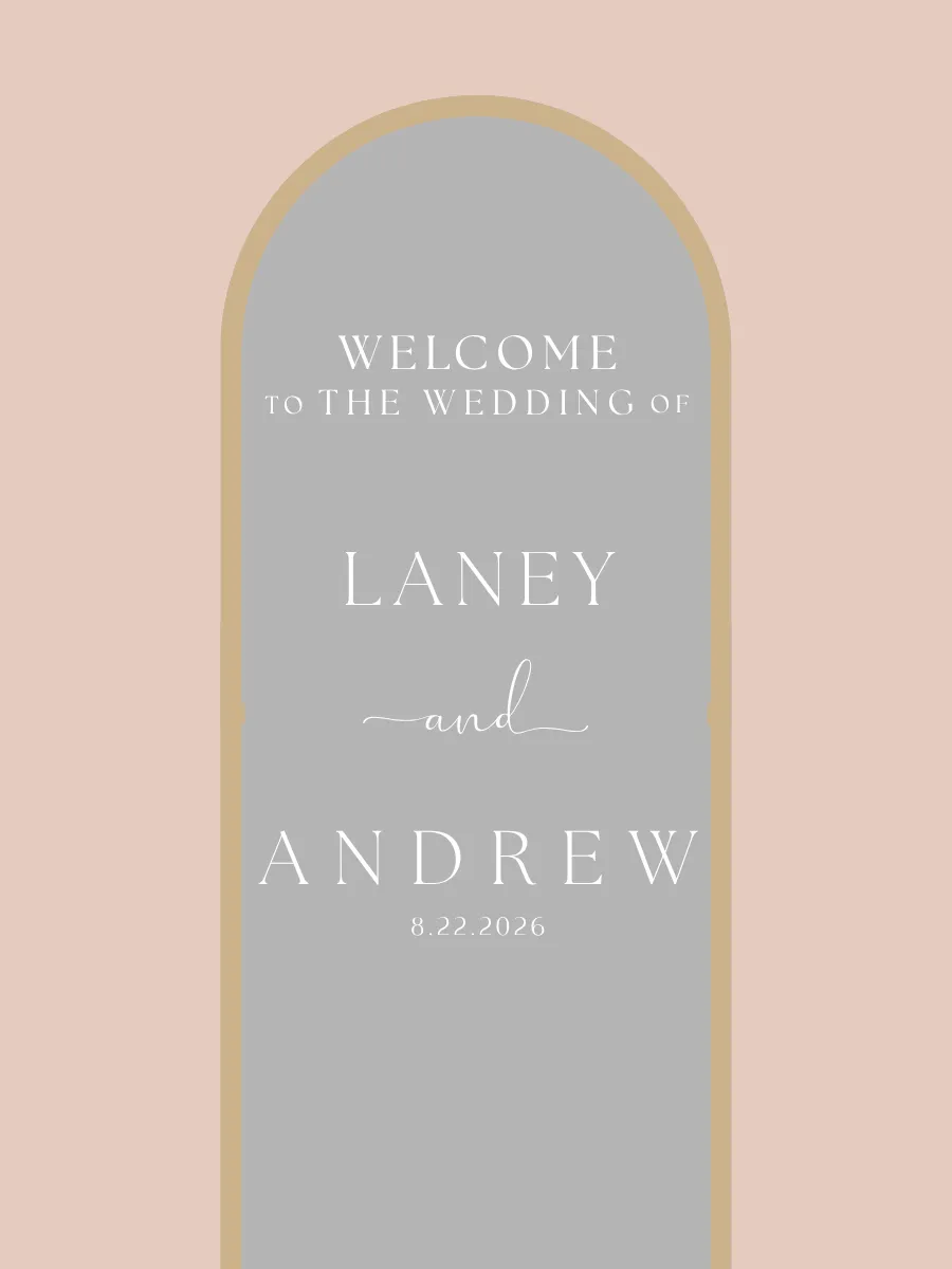 Custom Wedding Decal F