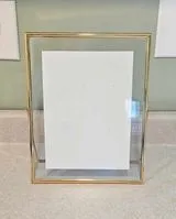 8x10 Modern Gold Floating FRAME ONLY