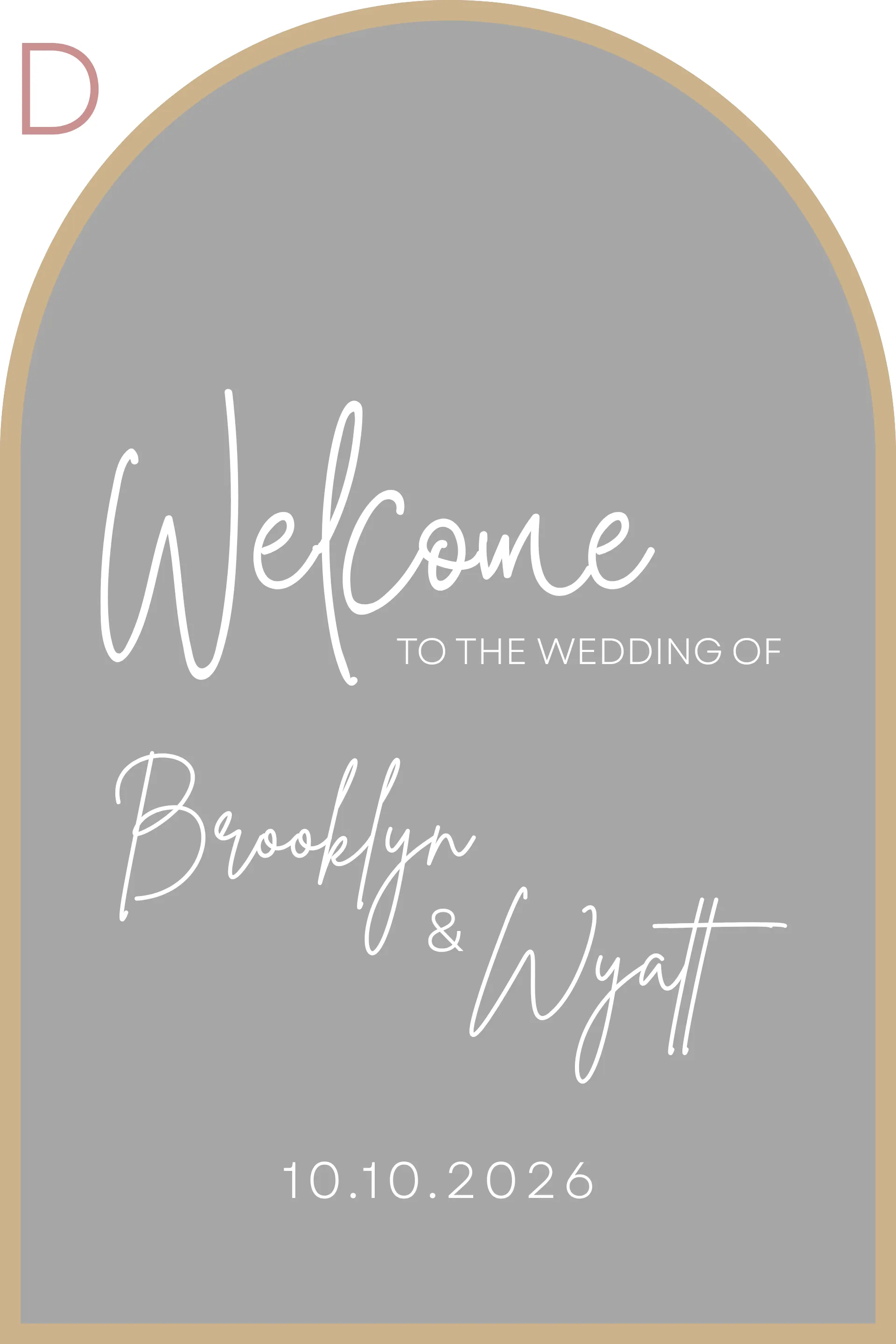 Custom Wedding Decal D