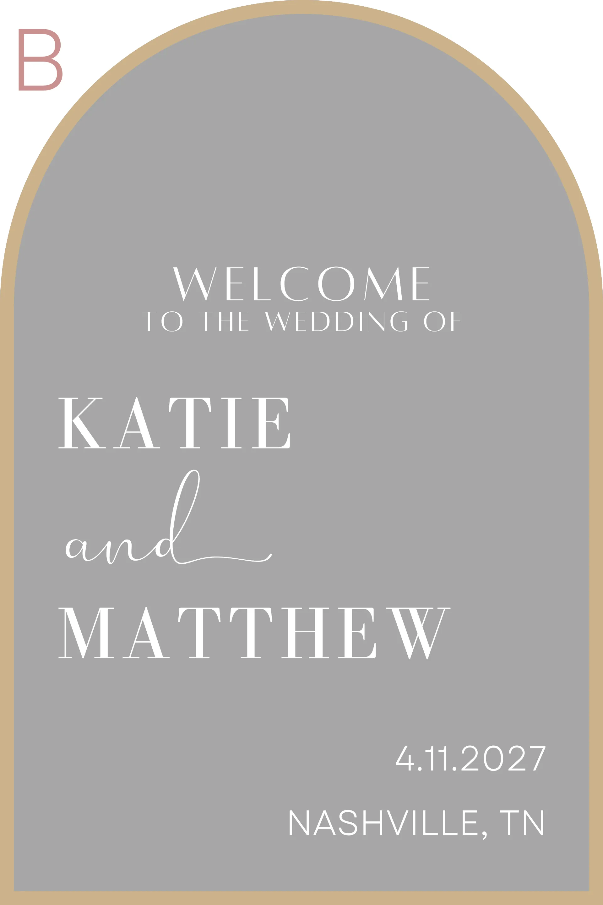 Custom Wedding Decal B