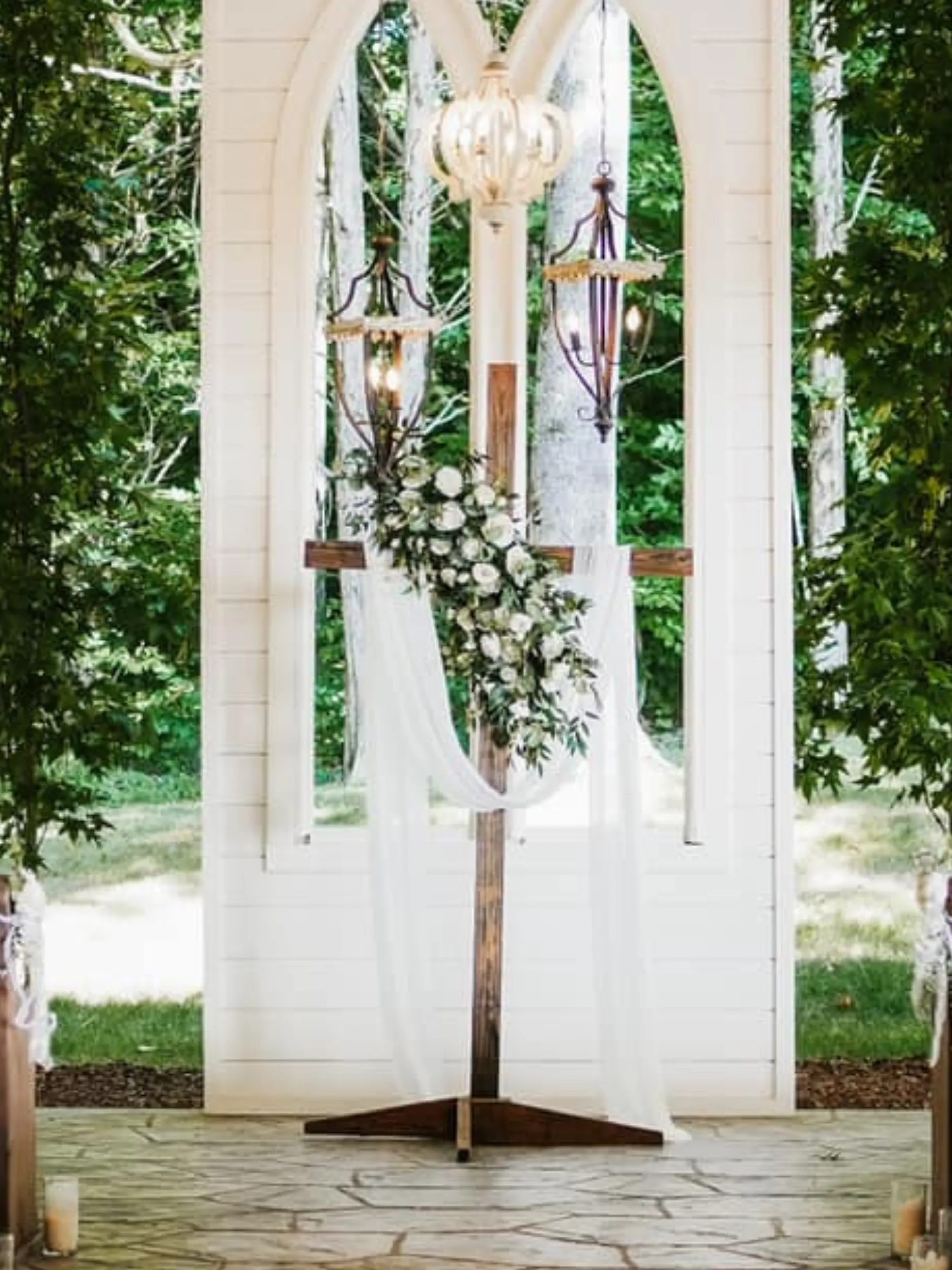 Large White Floral Arrangement