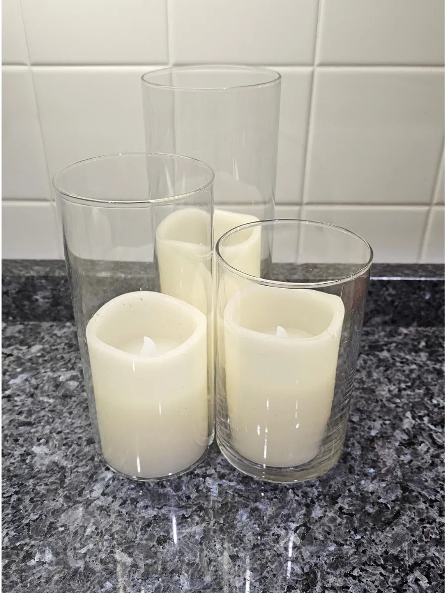Real Wax LED Pillar Candle 